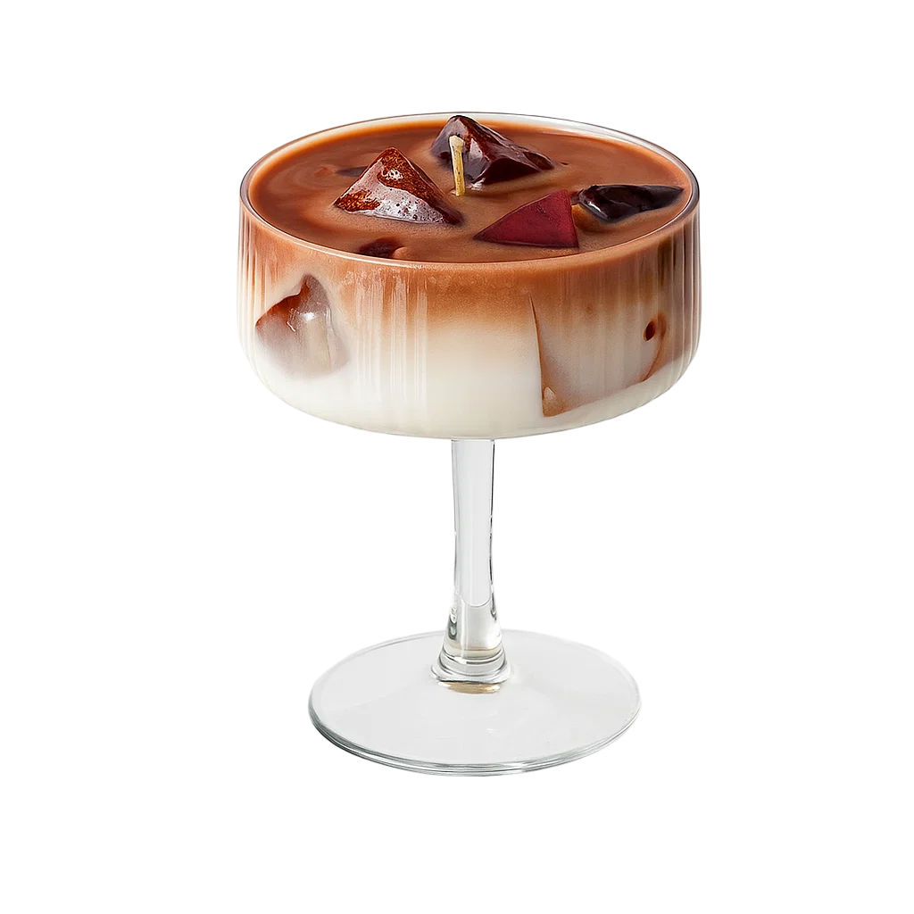 Iced Latte Candle - Coupe Glass Edition